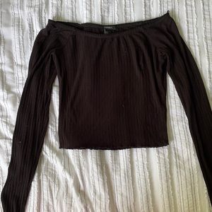 Forever 21 Off Shoulder Crop Top